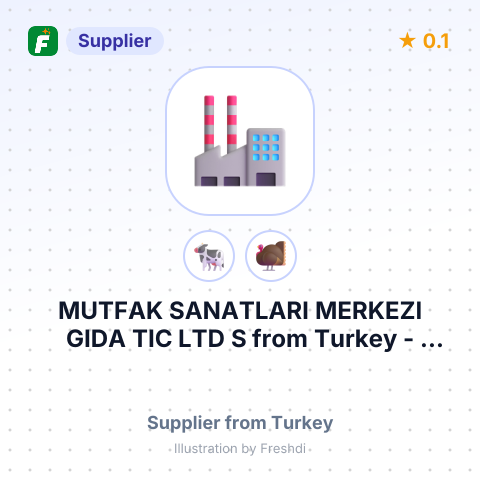 MUTFAK SANATLARI MERKEZI GIDA TIC LTD S – summary card, no photo uploaded yet