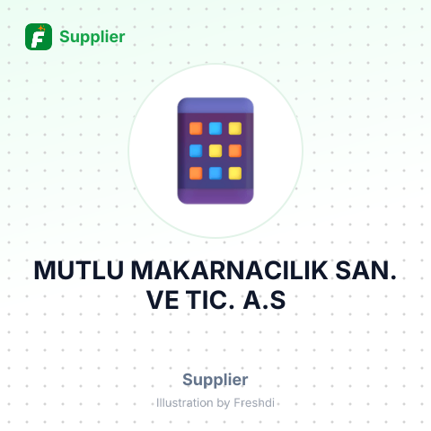 MUTLU MAKARNACILIK SAN. VE TIC. A.S – summary card, no photo uploaded yet