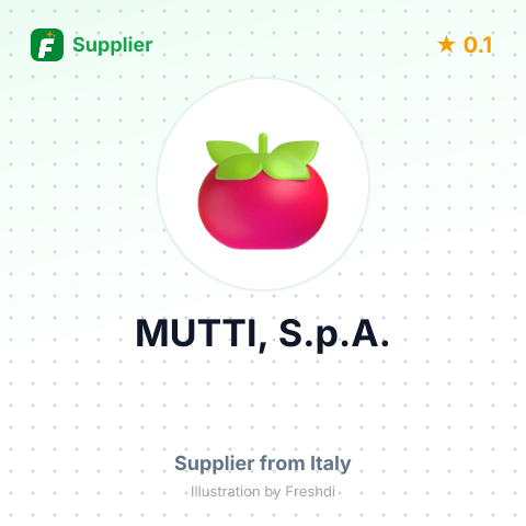 MUTTI, S.p.A. – summary card, no photo uploaded yet