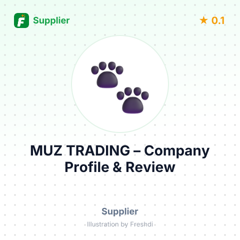 MUZ TRADING – summary card, no photo uploaded yet