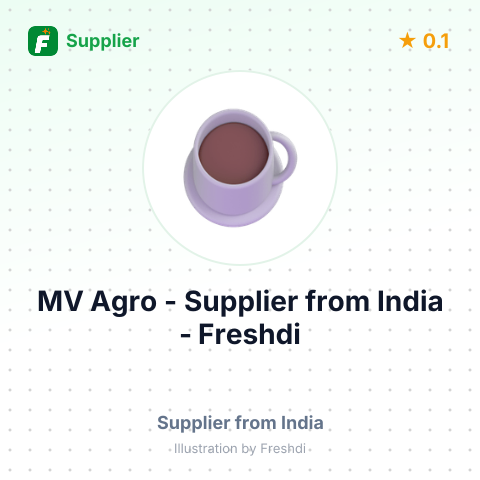 MV Agro  – summary card, no photo uploaded yet