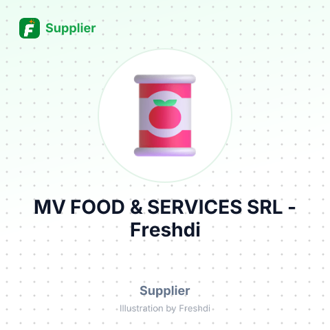MV FOOD & SERVICES SRL – summary card, no photo uploaded yet
