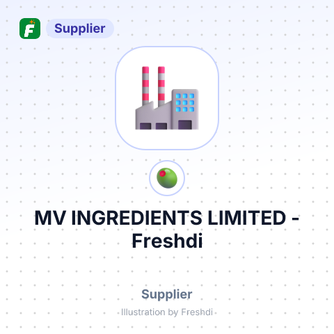 MV INGREDIENTS LIMITED – summary card, no photo uploaded yet