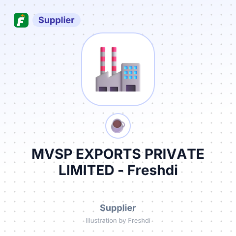 MVSP EXPORTS PRIVATE LIMITED – summary card, no photo uploaded yet