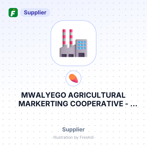 MWALYEGO AGRICULTURAL MARKERTING COOPERATIVE – summary card, no photo uploaded yet