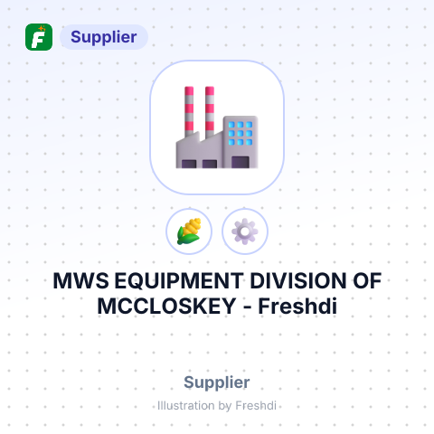 MWS EQUIPMENT DIVISION OF MCCLOSKEY – summary card, no photo uploaded yet
