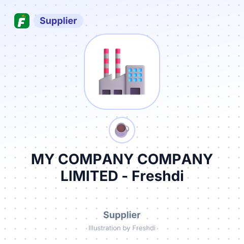 MY COMPANY COMPANY LIMITED – summary card, no photo uploaded yet