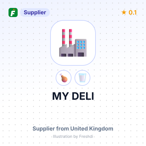MY DELI – summary card, no photo uploaded yet