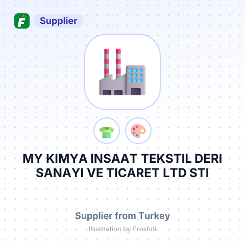 MY KIMYA INSAAT TEKSTIL DERI SANAYI VE TICARET LTD STI – summary card, no photo uploaded yet