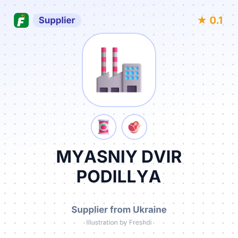 MYASNIY DVIR PODILLYA – summary card, no photo uploaded yet