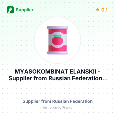 MYASOKOMBINAT ELANSKII – summary card, no photo uploaded yet