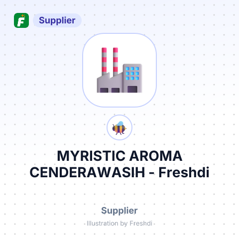 MYRISTIC AROMA CENDERAWASIH – summary card, no photo uploaded yet