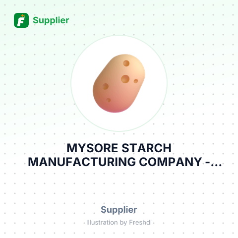MYSORE STARCH MANUFACTURING COMPANY – summary card, no photo uploaded yet