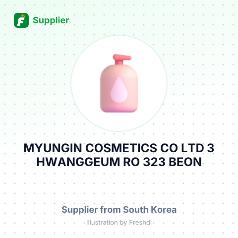 MYUNGIN COSMETICS CO LTD 3 HWANGGEUM RO 323 BEON GIL YANGCHON EUP GIMPO SI GYEONGGI DO R – summary card, no photo uploaded yet