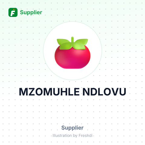 MZOMUHLE NDLOVU – summary card, no photo uploaded yet
