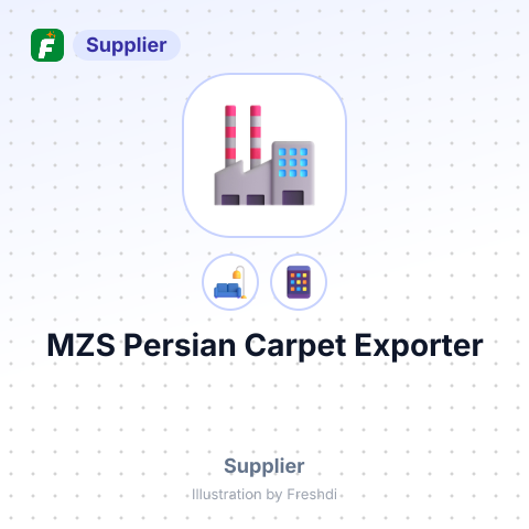 MZS Persian Carpet Exporter – summary card, no photo uploaded yet