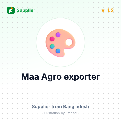 Maa Agro exporter – summary card, no photo uploaded yet