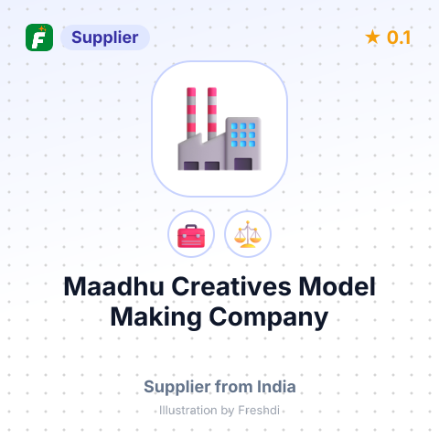 Maadhu Creatives Model Making Company – summary card, no photo uploaded yet
