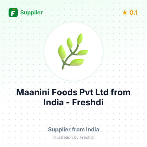 Maanini Foods Pvt Ltd  – summary card, no photo uploaded yet