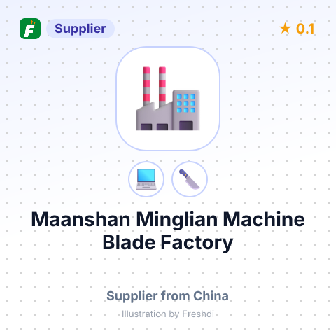 Maanshan Minglian Machine Blade Factory – summary card, no photo uploaded yet
