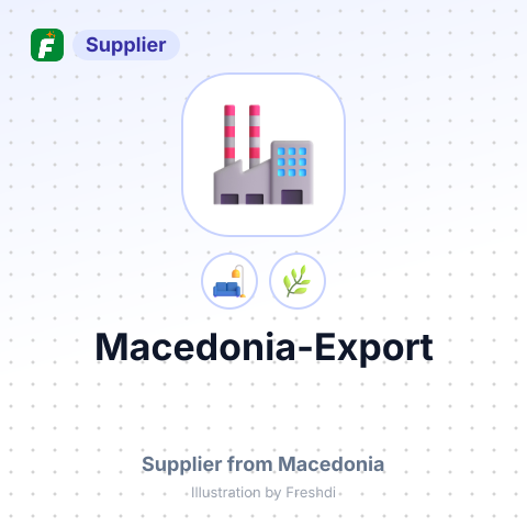 Macedonia-Export – summary card, no photo uploaded yet