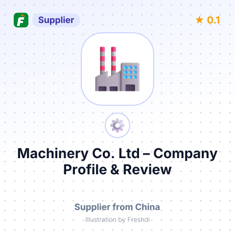 Machinery Co., Ltd – summary card, no photo uploaded yet