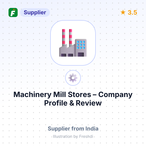 Machinery Mill Stores – summary card, no photo uploaded yet