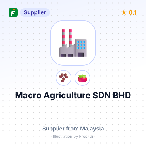 Macro Agriculture SDN BHD  – summary card, no photo uploaded yet