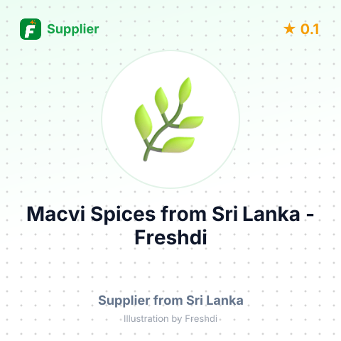 Macvi Spices  – summary card, no photo uploaded yet