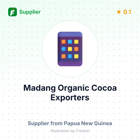 Madang Organic Cocoa Exporters  – summary card, no photo uploaded yet