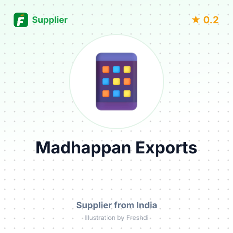 Madhappan Exports – summary card, no photo uploaded yet