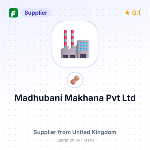Madhubani Makhana Pvt Ltd  – summary card, no photo uploaded yet