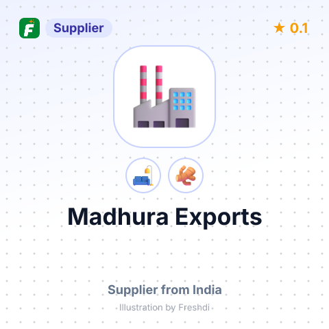 Madhura Exports  – summary card, no photo uploaded yet