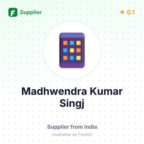 Madhwendra Kumar Singj  – summary card, no photo uploaded yet