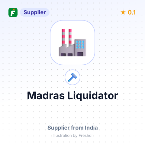 Madras Liquidator – summary card, no photo uploaded yet