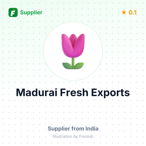 Madurai Fresh Exports  – summary card, no photo uploaded yet