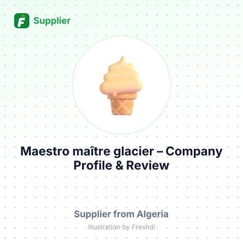 Maestro maître glacier – summary card, no photo uploaded yet