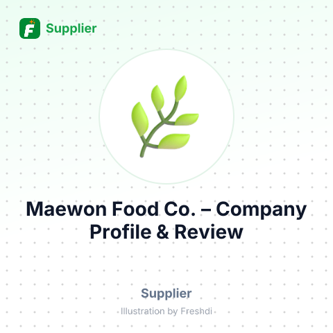 Maewon Food Co. – summary card, no photo uploaded yet
