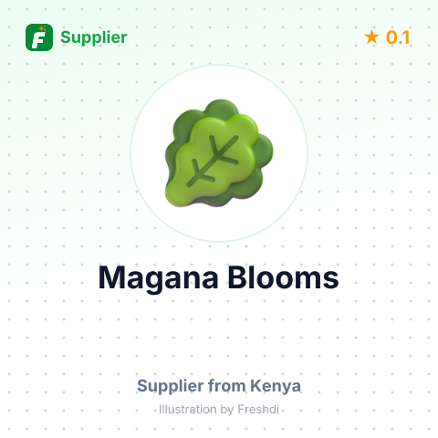 Magana Blooms  – summary card, no photo uploaded yet