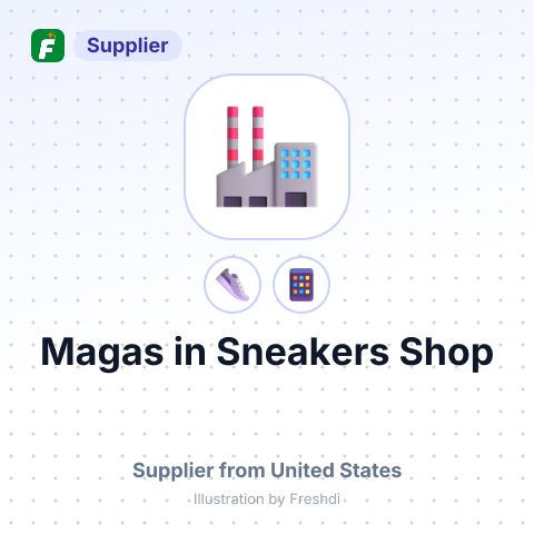 Magas in Sneakers Shop – summary card, no photo uploaded yet