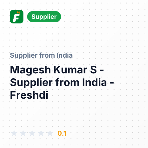 Magesh Kumar S  – summary card, no photo uploaded yet