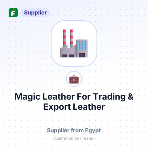 Magic Leather For Trading & Export Leather – summary card, no photo uploaded yet