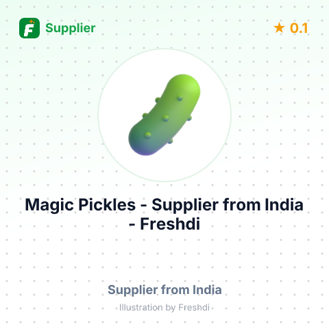 Magic Pickles  – summary card, no photo uploaded yet
