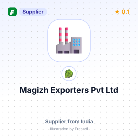 Magizh Exporters Pvt Ltd – summary card, no photo uploaded yet