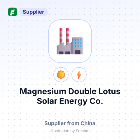 Magnesium Double Lotus Solar Energy Co., – summary card, no photo uploaded yet