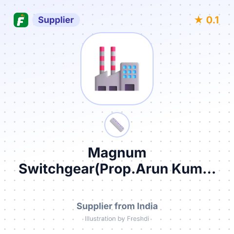 Magnum Switchgear(Prop.Arun Kumar Jain) – summary card, no photo uploaded yet