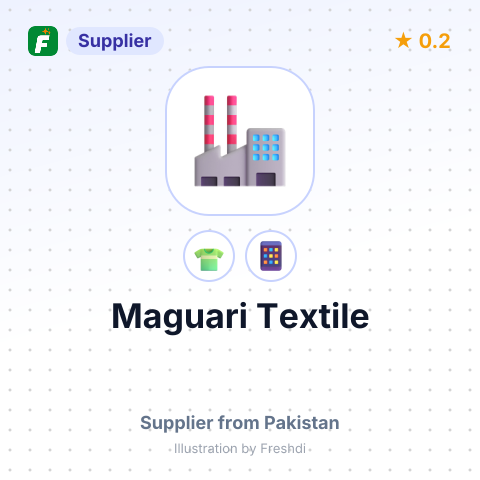 Maguari Textile – summary card, no photo uploaded yet
