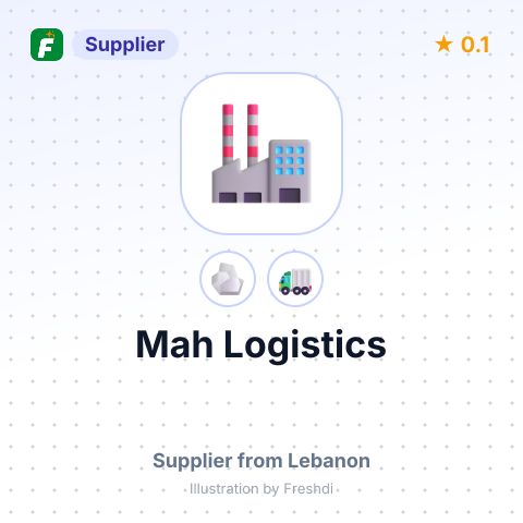 Mah Logistics  – summary card, no photo uploaded yet