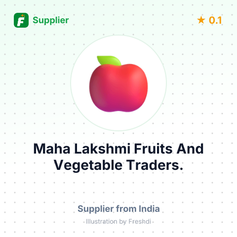 Maha Lakshmi Fruits And Vegetable Traders.  – summary card, no photo uploaded yet