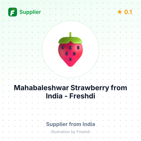 Mahabaleshwar Strawberry  – summary card, no photo uploaded yet